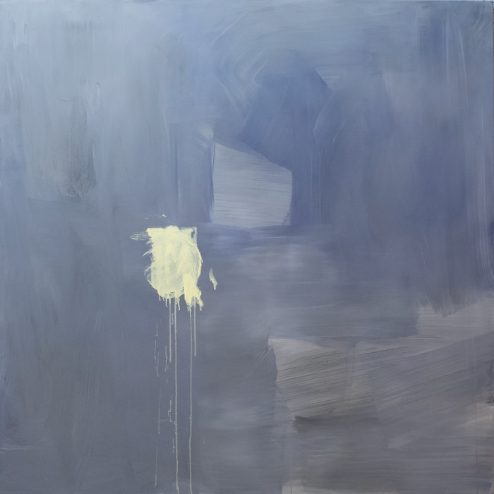 Slot E418 summer Acrylic paint on canvas 160 x 160 cm, 2023